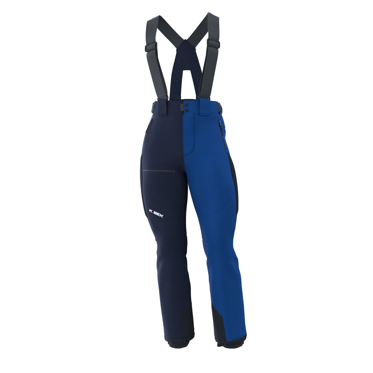 Men's ski trousers with ventilation zip