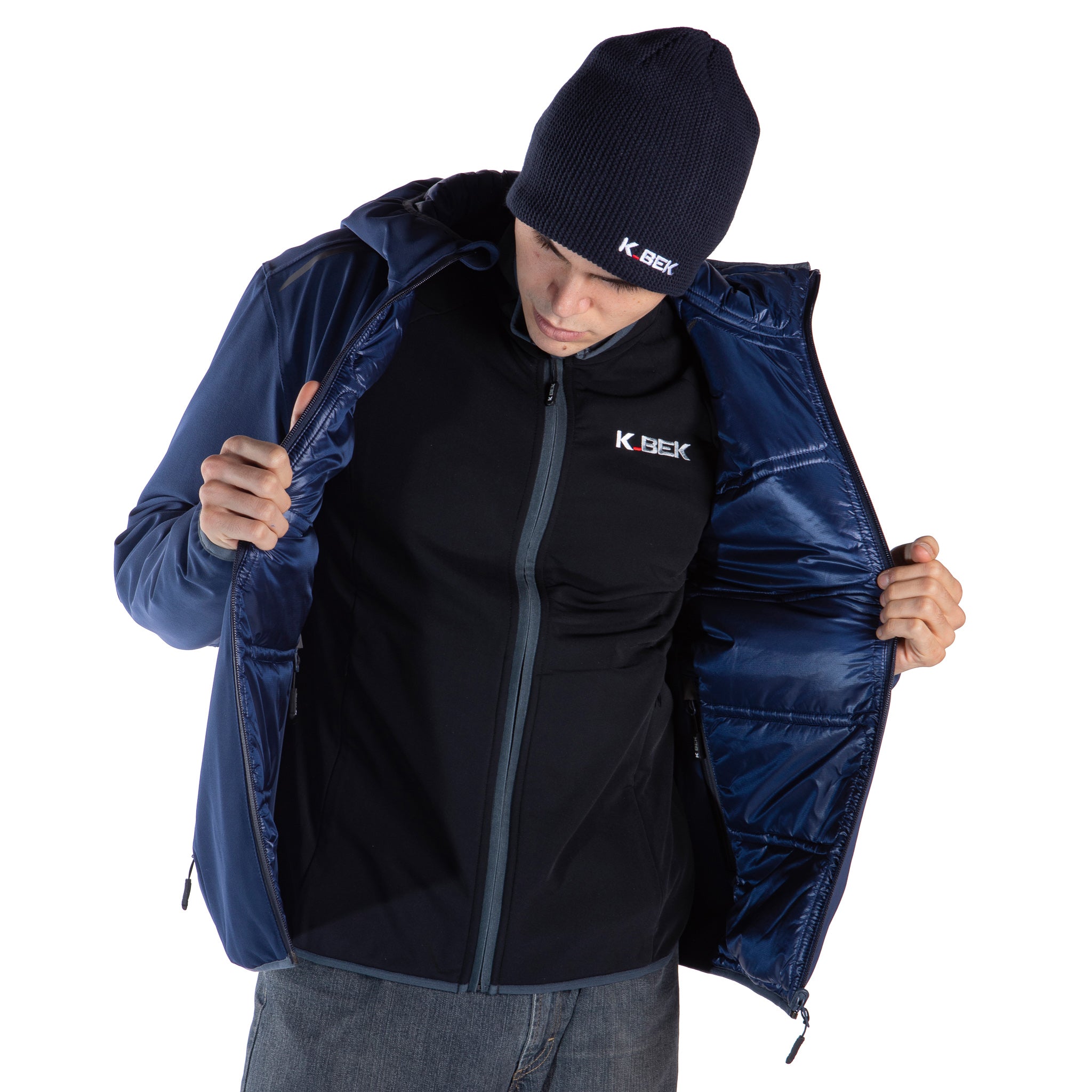 K048 Giacca Reversibile Invernale Uomo
