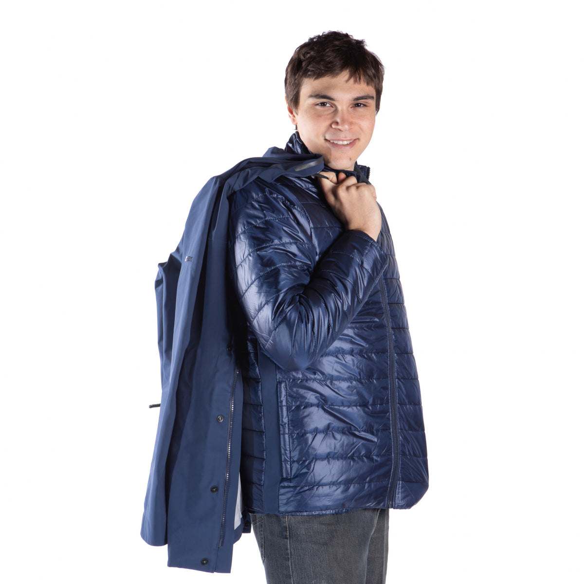 2 In 1 City Jacket With Detachable Padding For Men