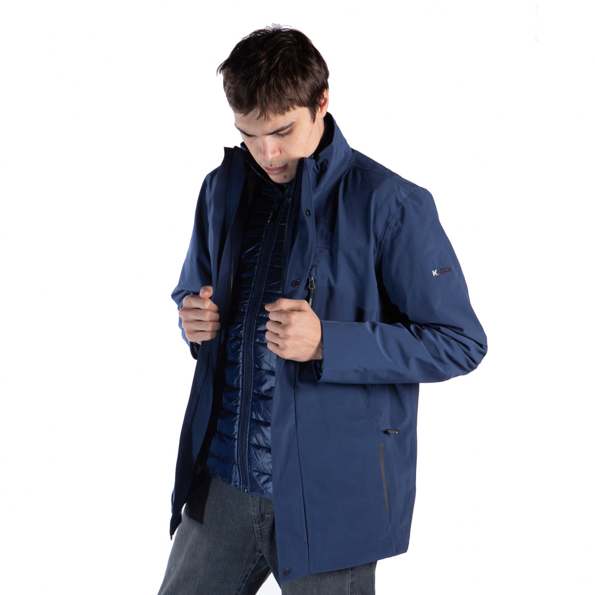 2 In 1 City Jacket With Detachable Padding For Men
