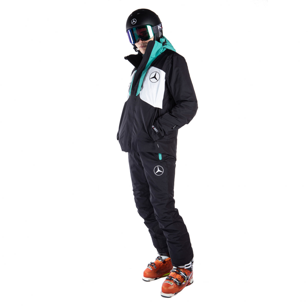 Mercedes Men's Padded Ski Jacket