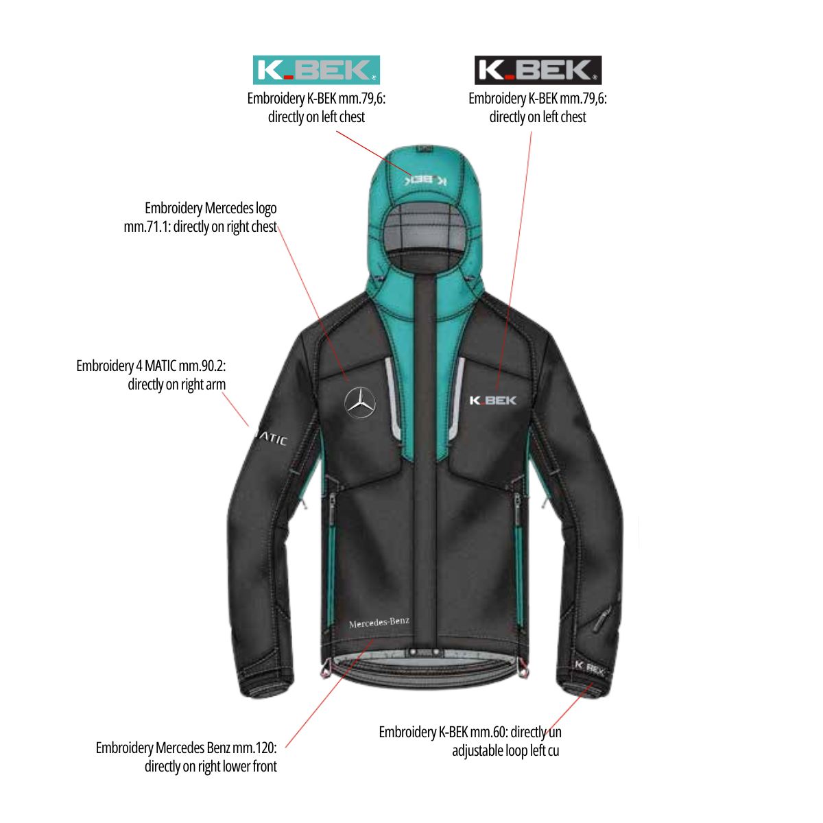 MERCEDES Child Ski Jacket