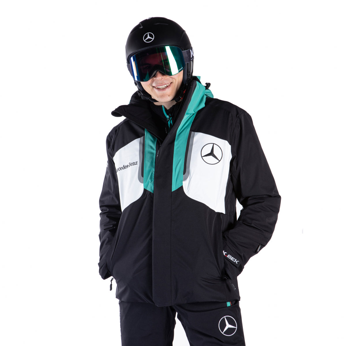 Mercedes Men's Padded Ski Jacket