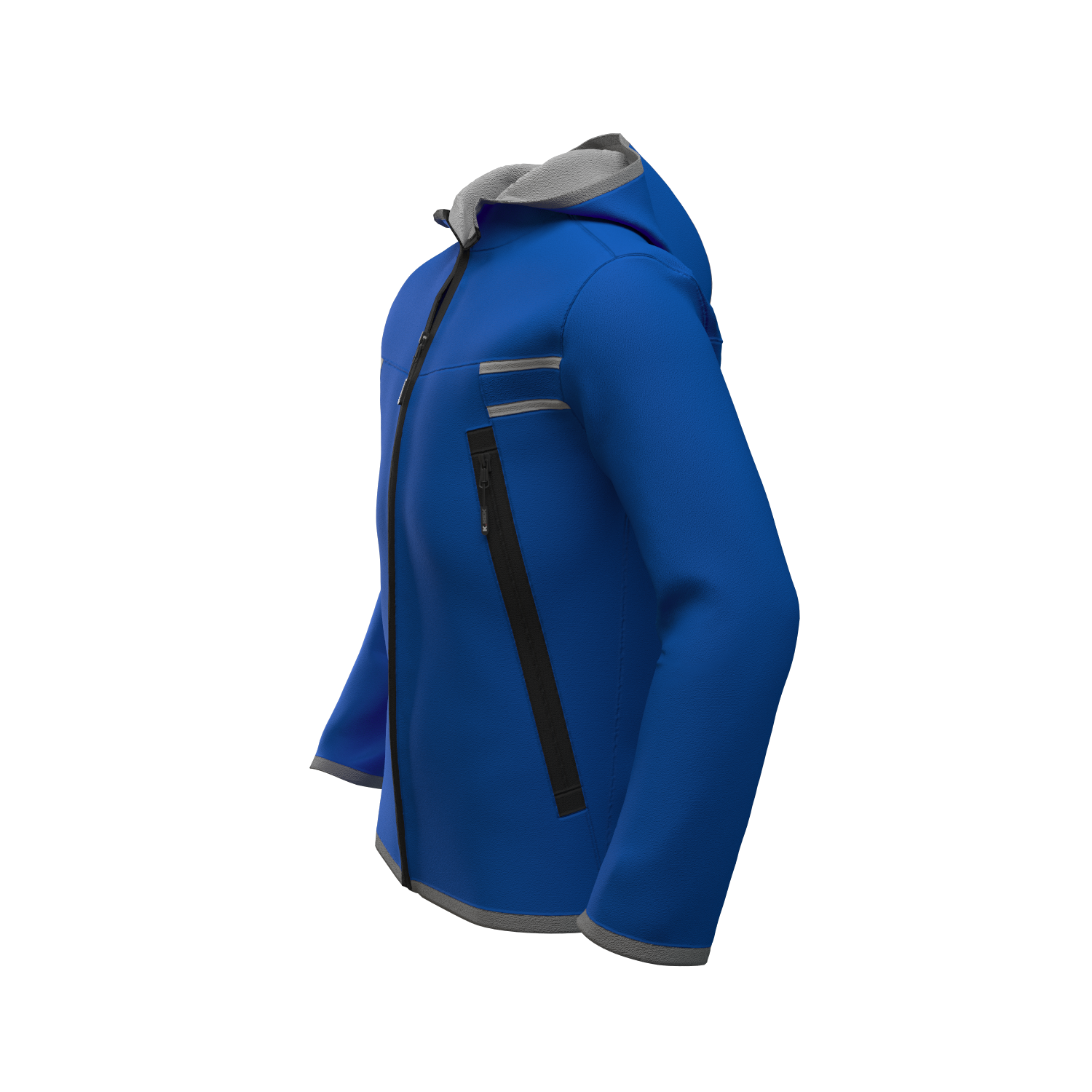 Men's Full Zip Fleece With Hood