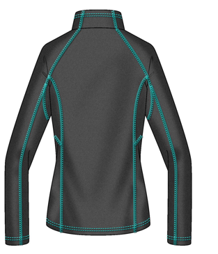 MERCEDES Women's Full Zip Fleece