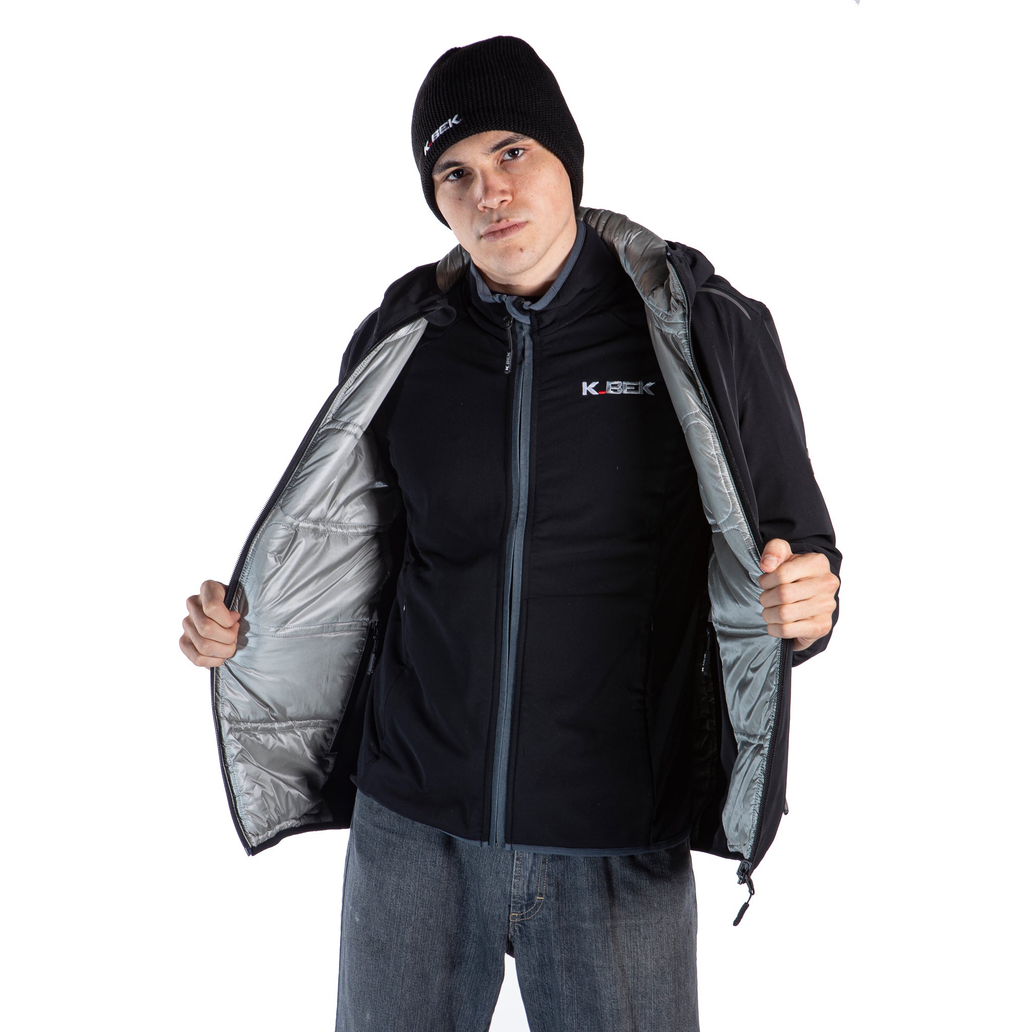 K048 Giacca Reversibile Invernale Uomo