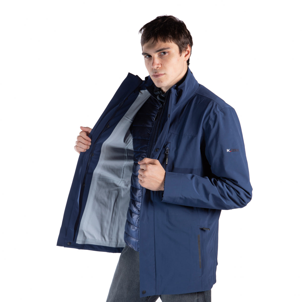 2 In 1 City Jacket With Detachable Padding For Men